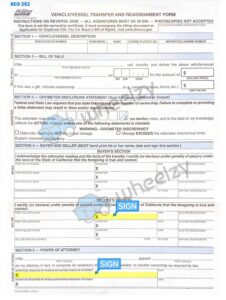 How to sign Vehicle Transfer and Reassignment Form - Sell Junk Car Fast ...